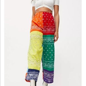 Urban outfitters urban renewal bandana pants